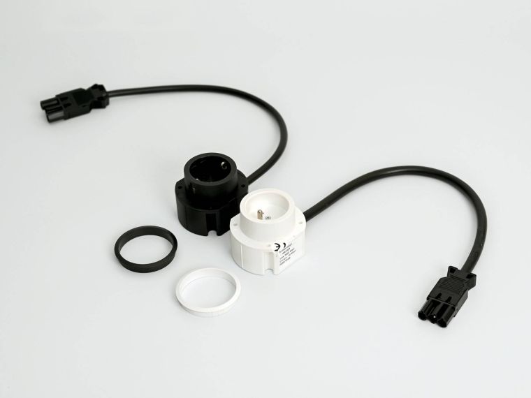 A&H Meyer spot zwart of wit 50mm