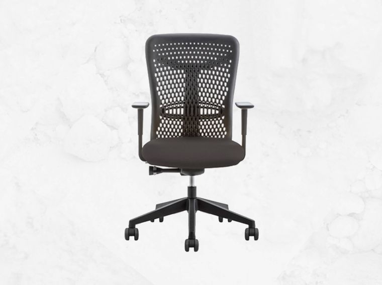 Zwarte smartback bureaustoel van Luxy
