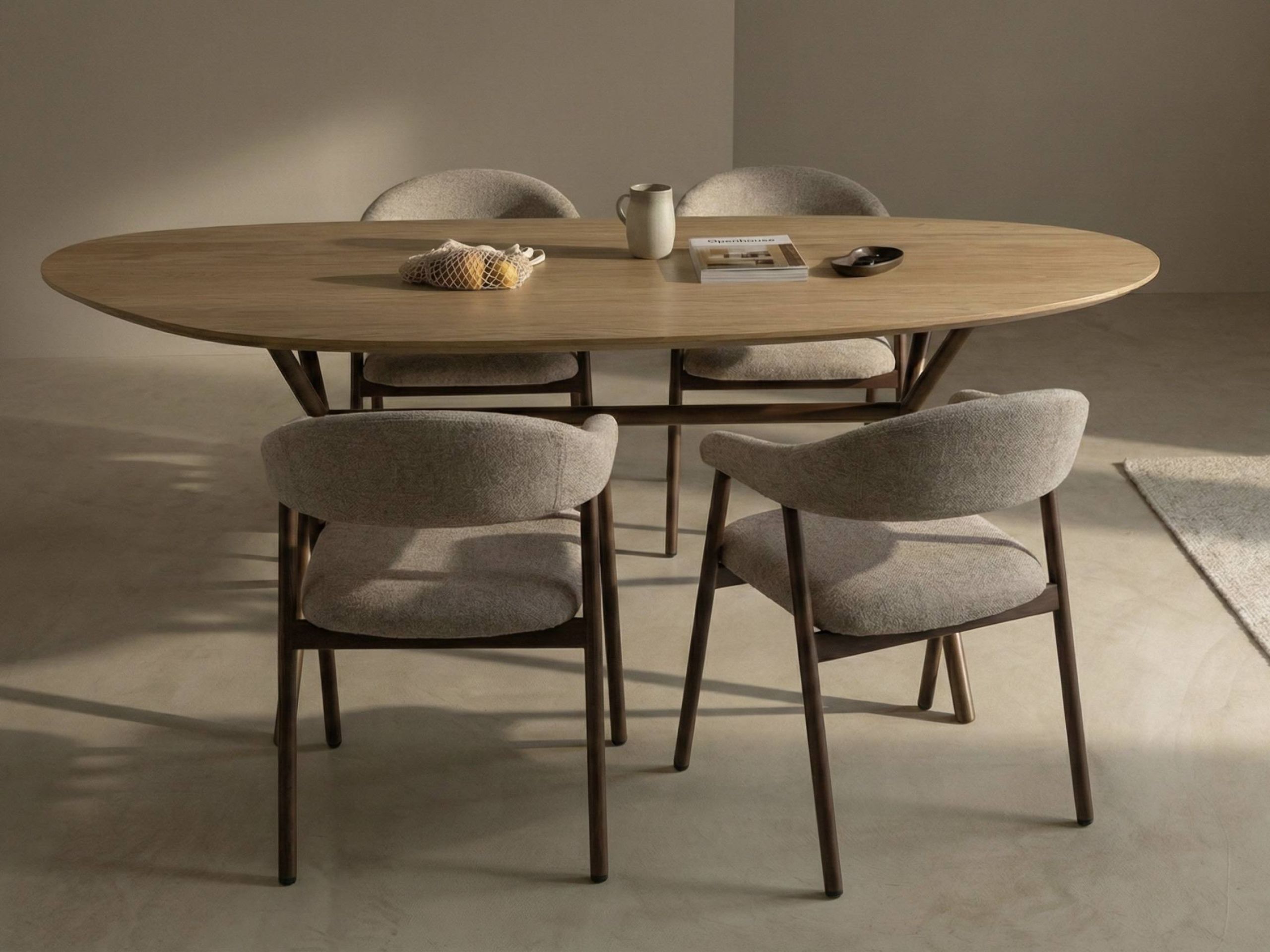 Genieten, eten en drinken op tafel