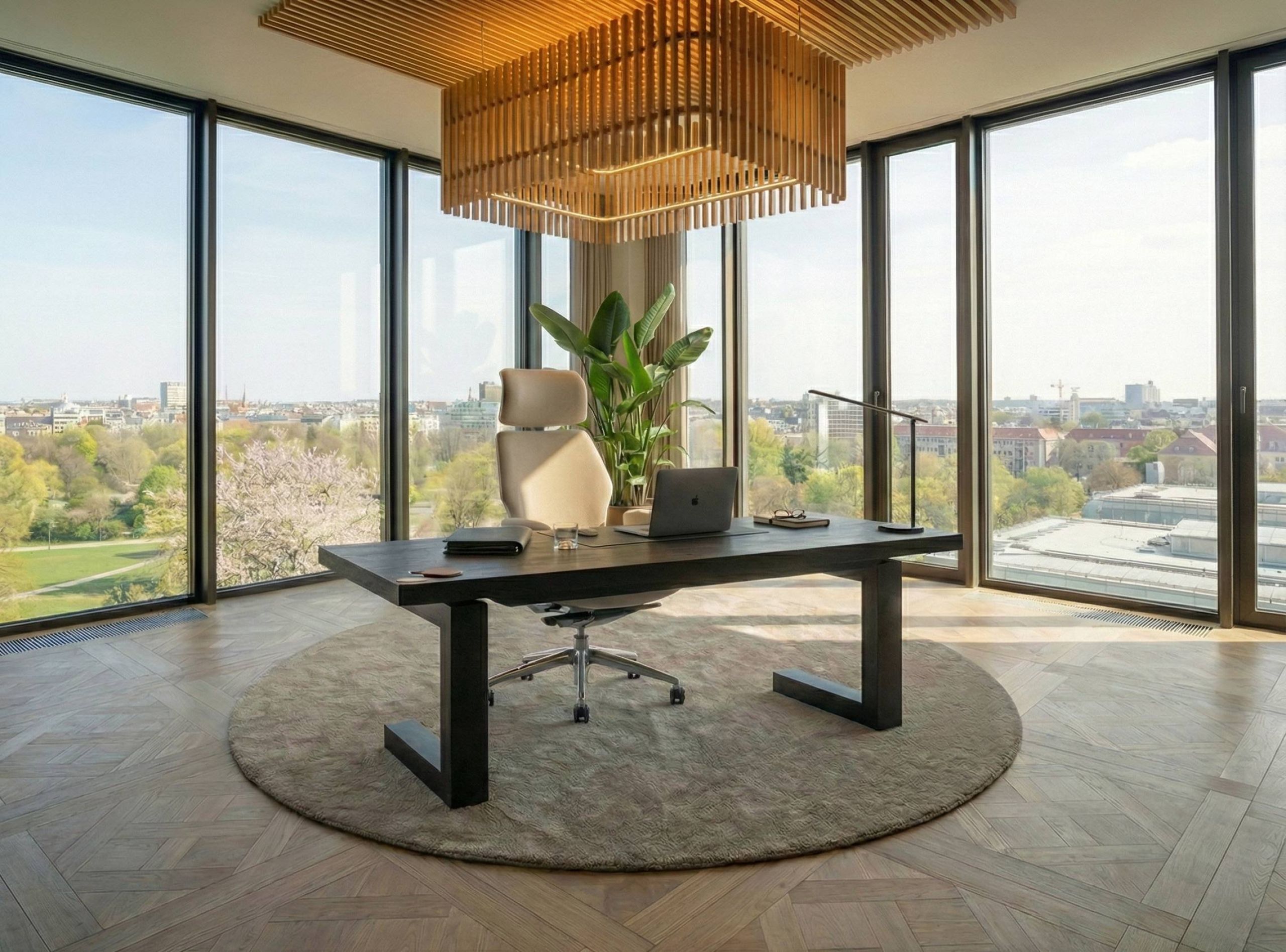 Design zit-sta bureau voor directie