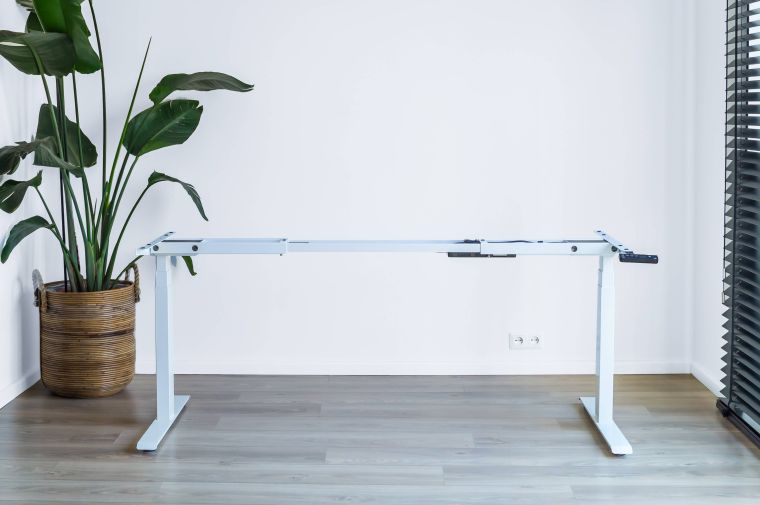 Wit elektrisch zit sta bureau