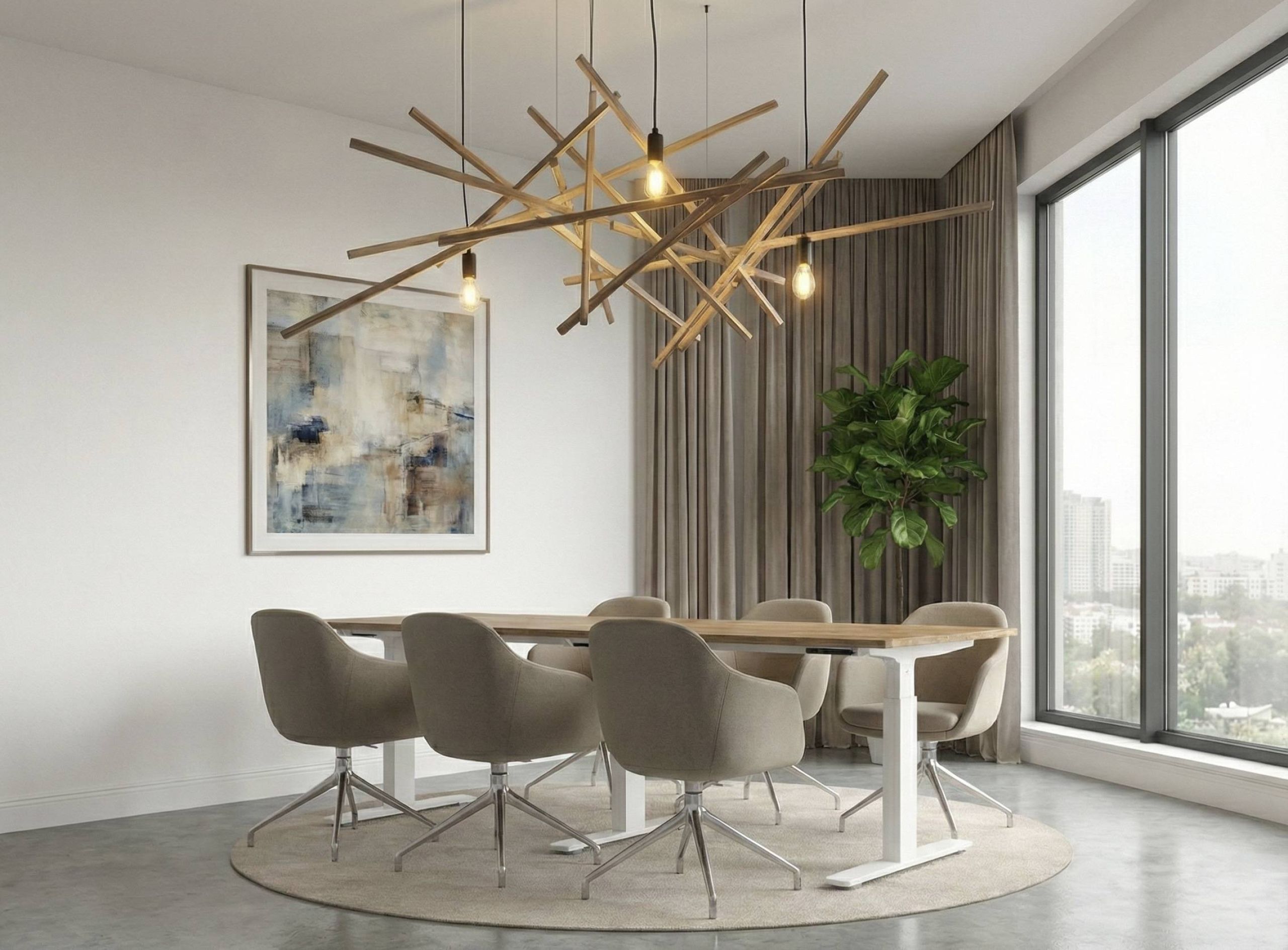 Elektrisch verstelbare vergadertafel Professional 4 - Meet Slim