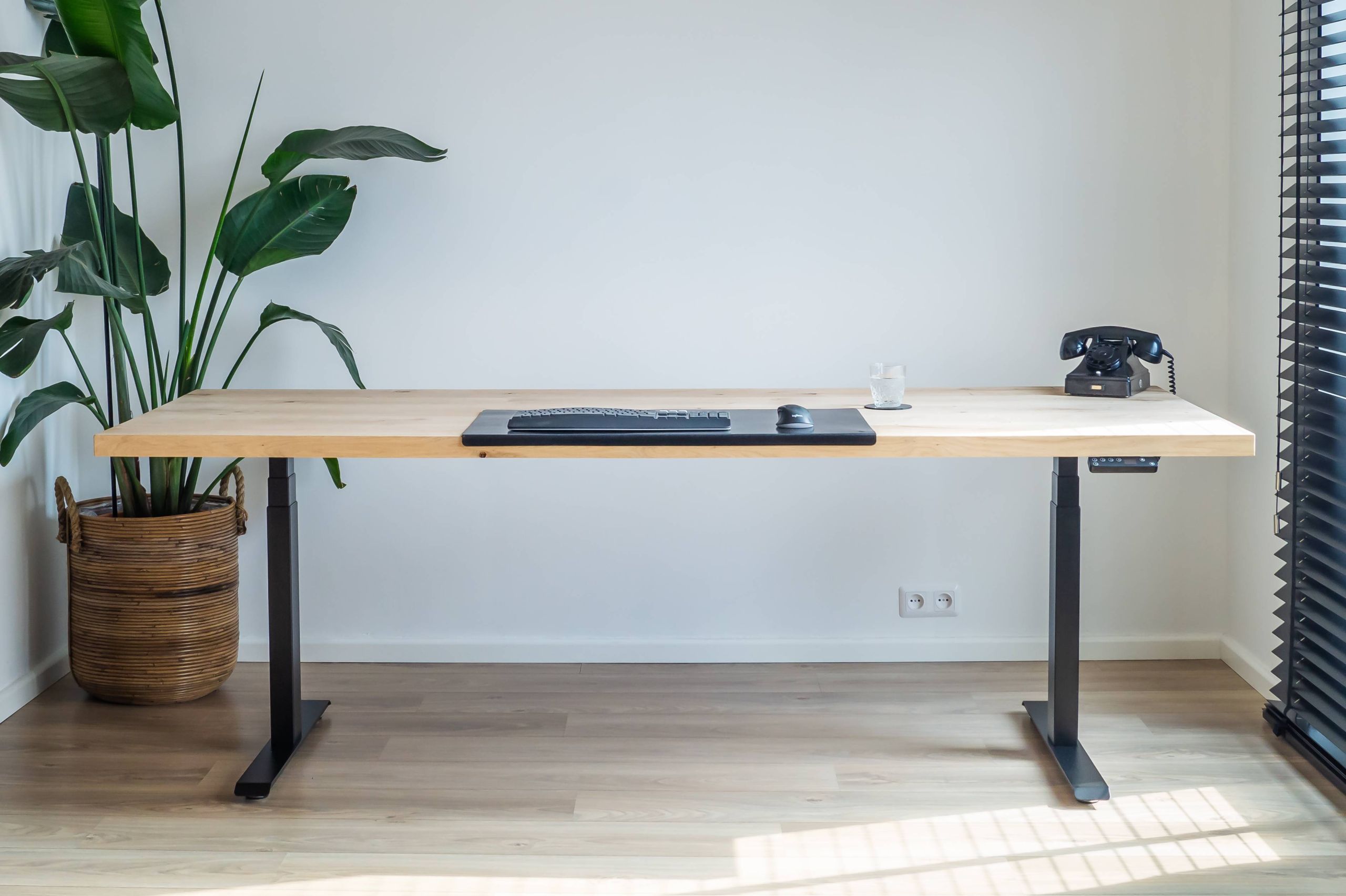 Zit-sta bureau eiken - CEO Oaky