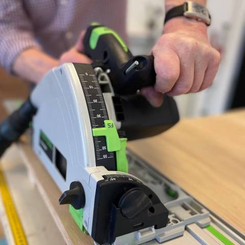 Festool invalzaag design meubelen Breda